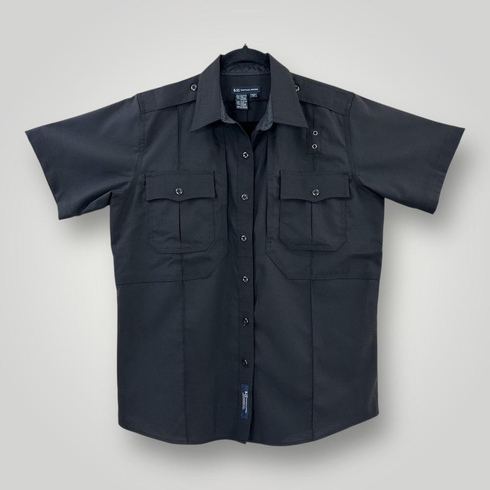 5.11 Tactical‎ Black Patrol Shirt Womens M Fire EMS Duty Uniform Workwear